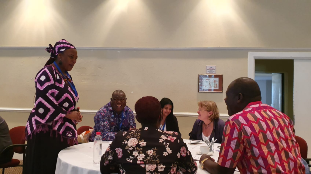 TWICE: Estelle Baroung Hughes workshop for international teachers on self awareness and culture