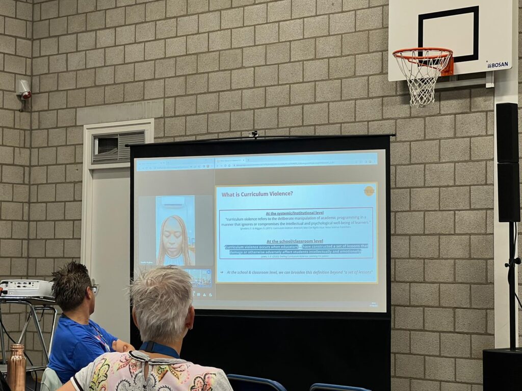 Estelle Hughes at UWC Maastricht DEIJ training